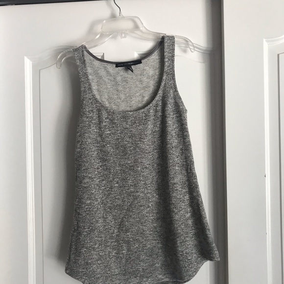 WHBM Gray Layered Sweater With Metallic Thread - Picture 5 of 8